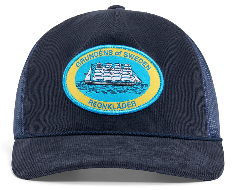 Grundéns kšiltovka regnkläder cord trucker