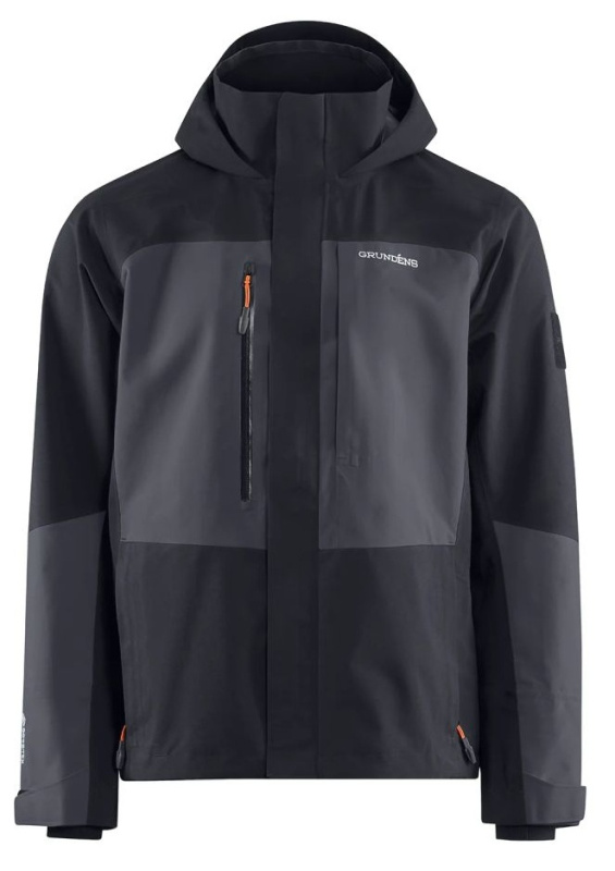Grundéns bunda gore-tex pro fishing jacket obsidian - m