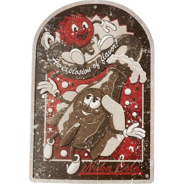 DEVplus Kovová cedule Fallout - Nuka Cola Vintage 30 x 45 cm Vícebarevná