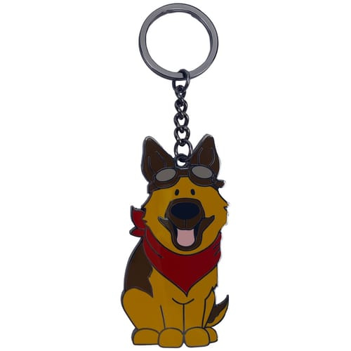 DEVplus Kovová klíčenka Fallout - Dogmeat Vícebarevná