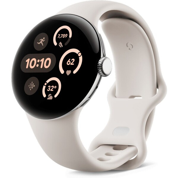 Google Pixel Watch 3 41mm béžová Stříbrná
