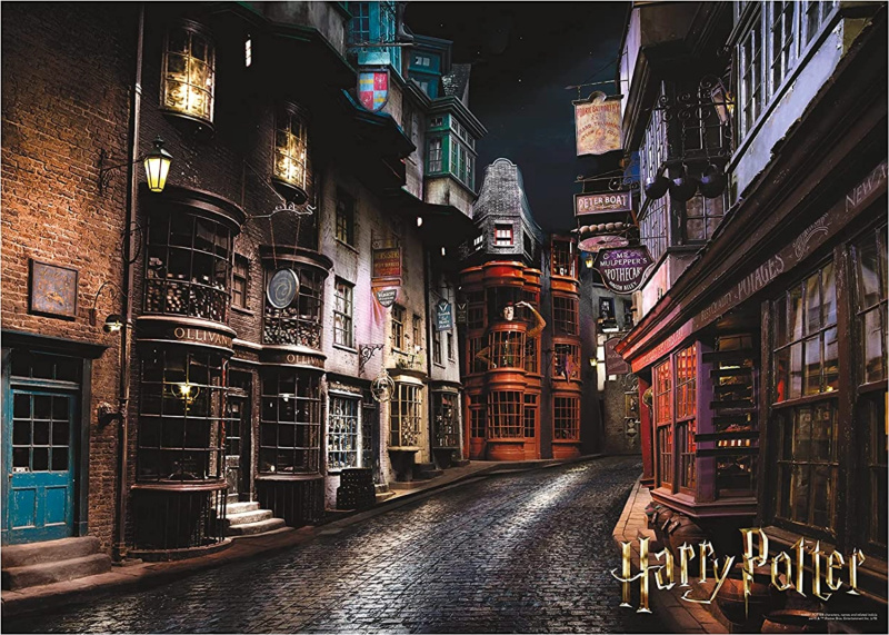 AQUARIUS Puzzle Harry Potter: Příčná ulice 1000 dílků