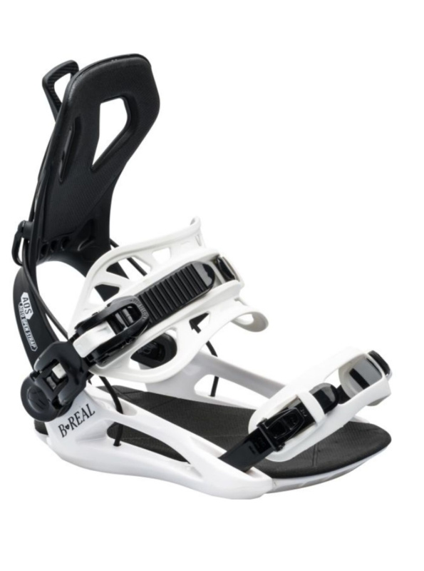 Gnu snowboardové vázání B-Real White | Bílá | Velikost snb M