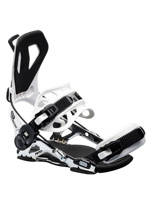 Gnu snowboardové vázání Psych White | Černá | Velikost snb L