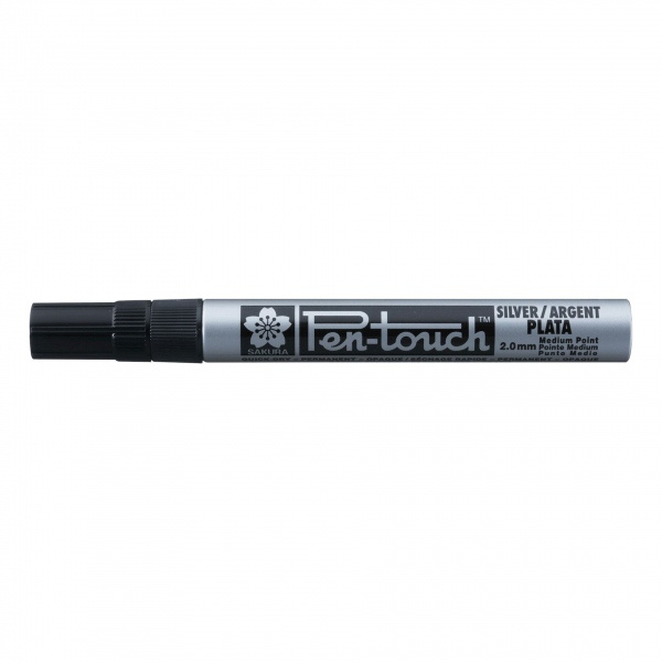 Lihový fix Sakura Pen Touch - stříbrný Aladine