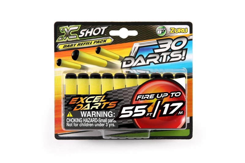 Pěnové šipky X-Shot 30 ks