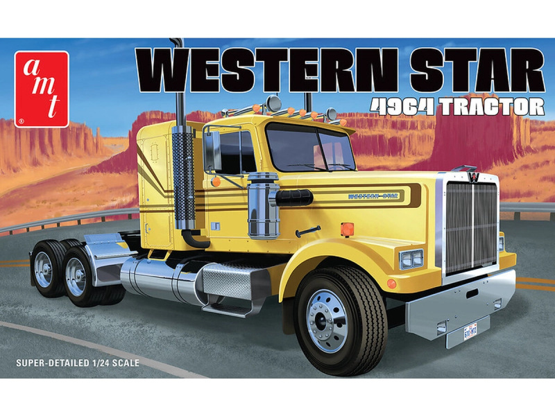 AMT Western Star 4964 Tractor plastikový model kamionu 1:24