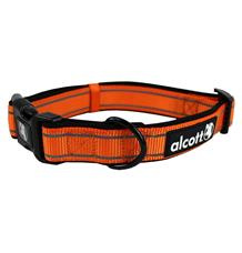 Alcott Reflexní obojek pro psy Adventure oranžový neon velikost M