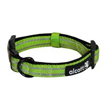 Alcott reflexní obojek pro psy, Adventure, zelený velikost M