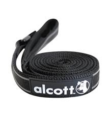 Alcott Reflexní vodítko pro psy černé velikost S