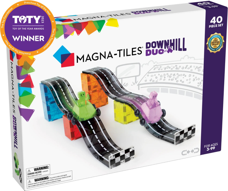 Magna-tiles magnetická stavebnice Downhill duo (40 dílků)