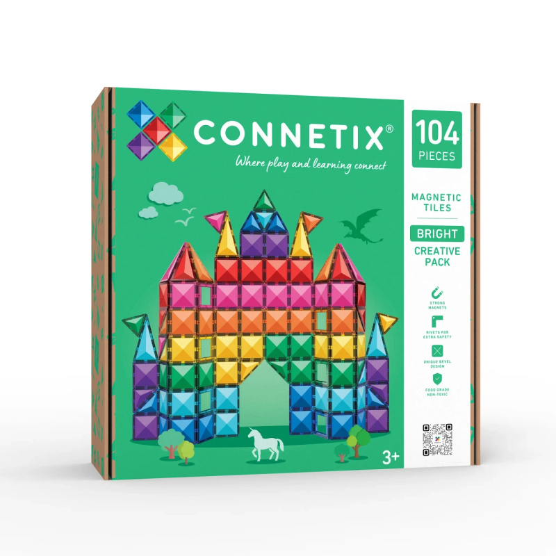 Bright Creative Pack magnetická stavebnice 104 dílků