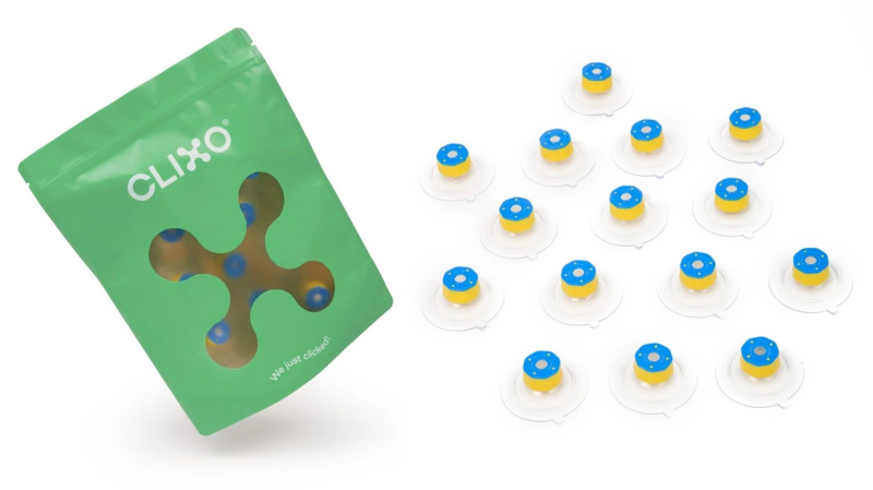CLIXO přísavky – magnetické doplňky, 16 ks