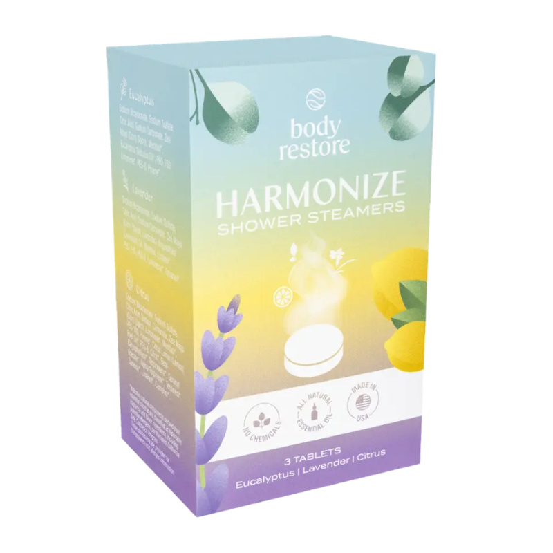 BODY RESTORE Aromatické tablety do sprchy Harmonize 3 ks