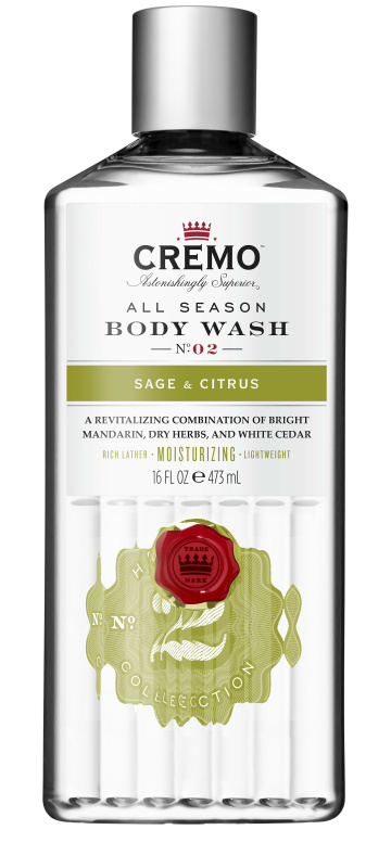 Cremo Sprchový gel Sage & Citrus (Body Wash) 473 ml