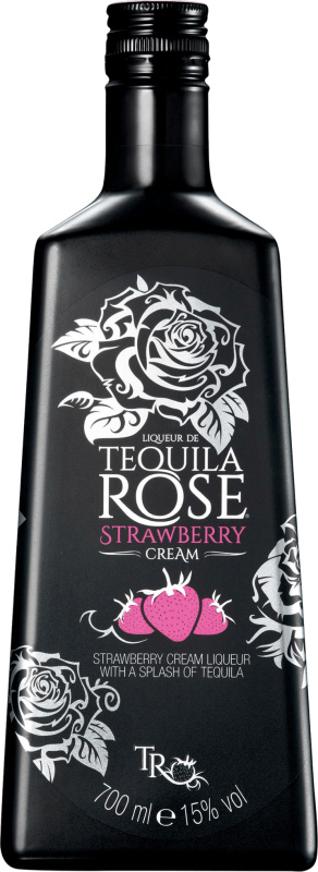 Tequila Rosé Strawberry Cream 15% 0,7l (holá lahev)