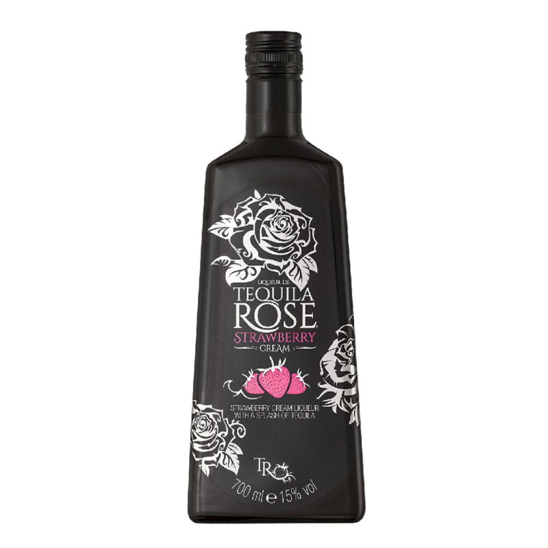 Tequila Rosé Strawberry Cream 15% 0,7l (holá lahev)
