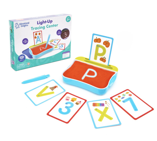 Educational Insight - Světelná kreslicí a obtahovací tabulka Light-Up Tracing Center Educational insights