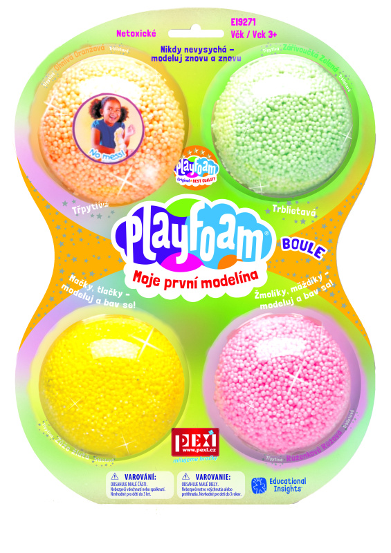 Pexi PlayFoam® Boule 4pack - třpytivé