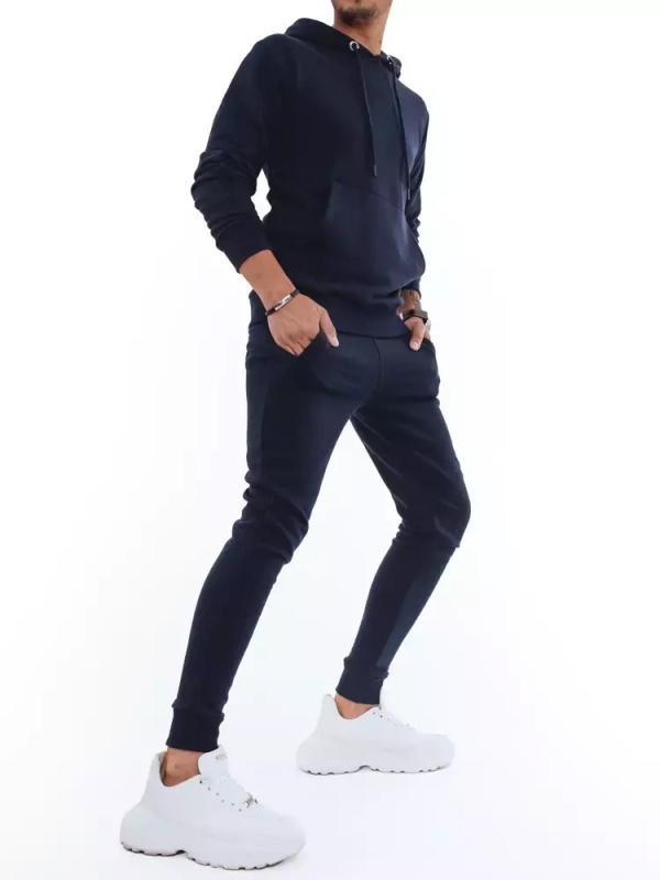 Tmavě modrá pánská tepláková souprava Dstreet AX0429 L