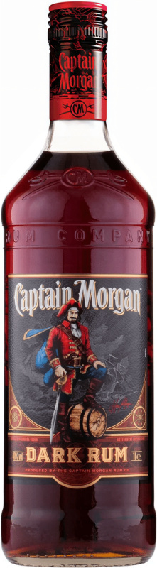 Captain Morgan Rum Captain Morgan black 1l 35%