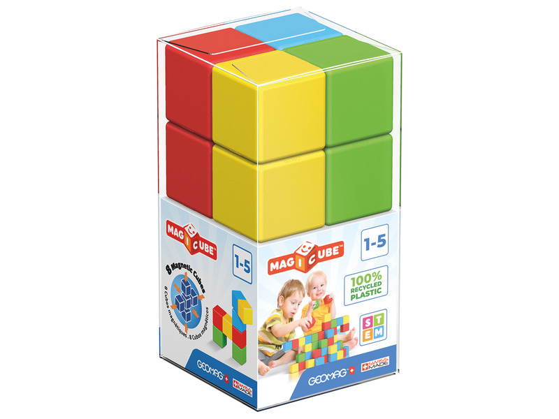GEOMAG Magnetické kostky Magicube Green Line 8 kostek