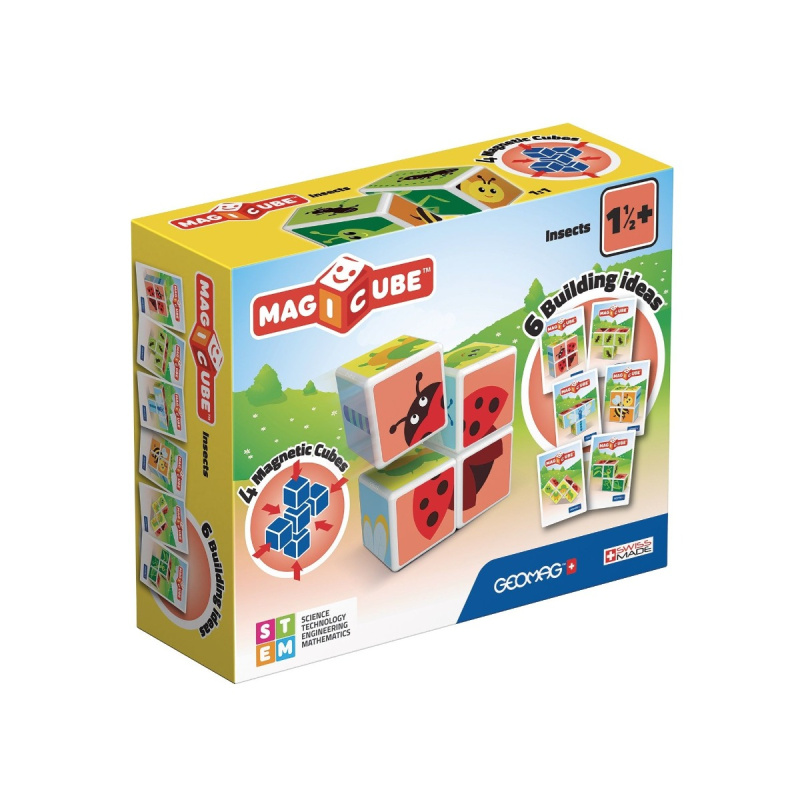 GEOMAG Magnetické kostky Magicube Hmyz