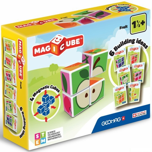 GEOMAG Magnetické kostky Magicube Ovoce