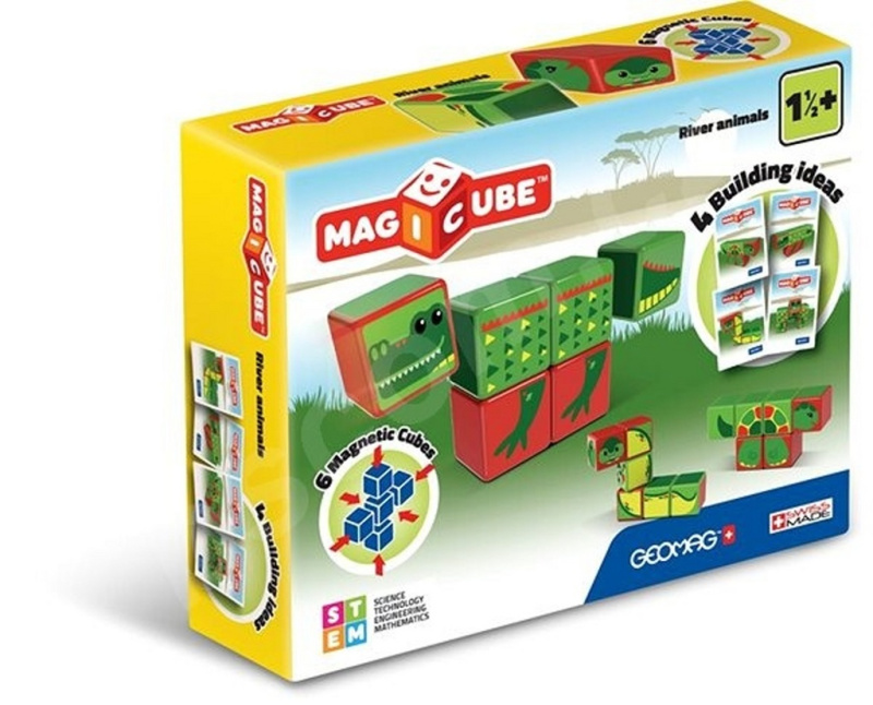Geomag - Magicube, Obojživelníci 6 kostek
