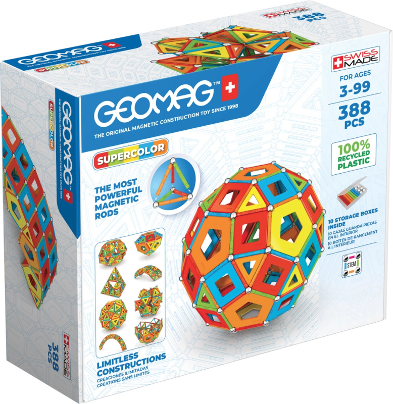 Geomag supercolor stavebnice 388 dílků