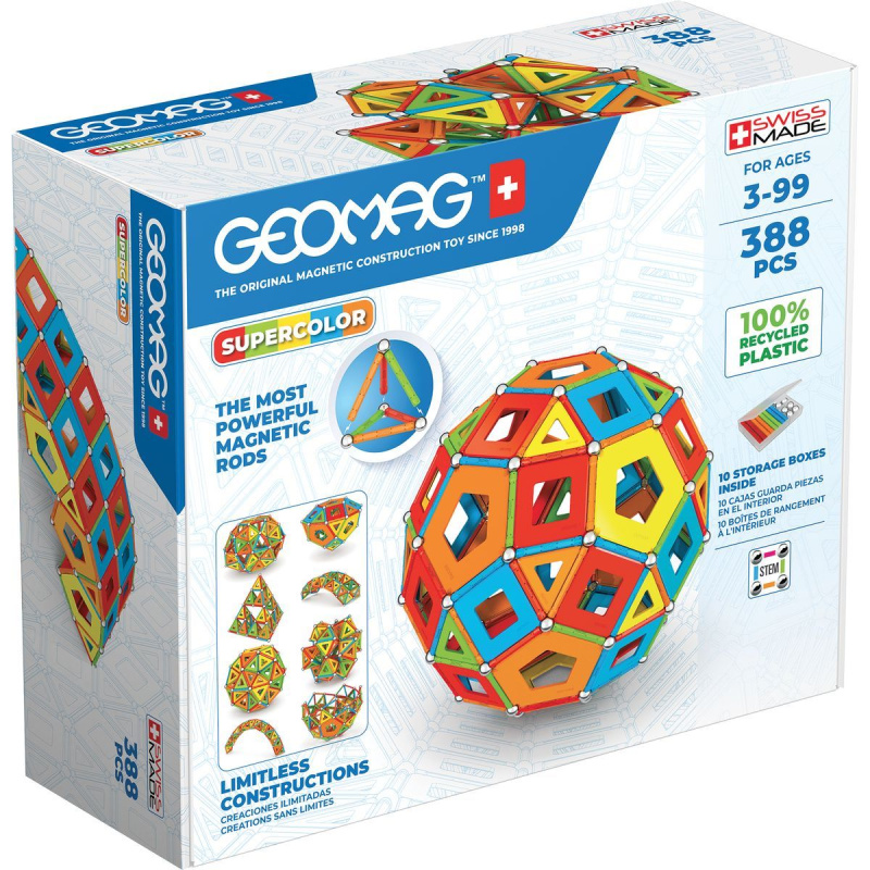 Geomag supercolor stavebnice 388 dílků