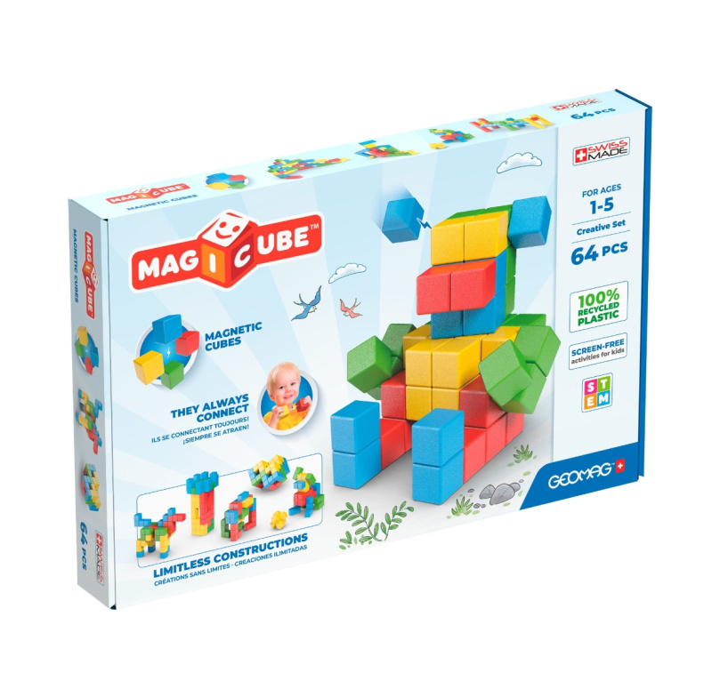 Geomag Magicube kreativní sada 64 dílků