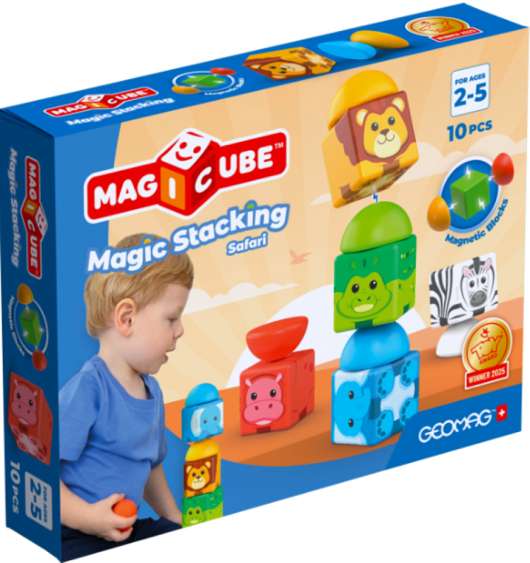 geomag magicube safari – magnetická stavebnice pro děti od 2 let