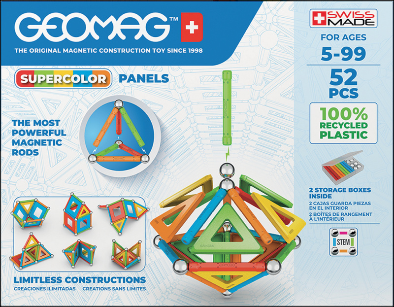 Geomag Supercolor 52 dílků