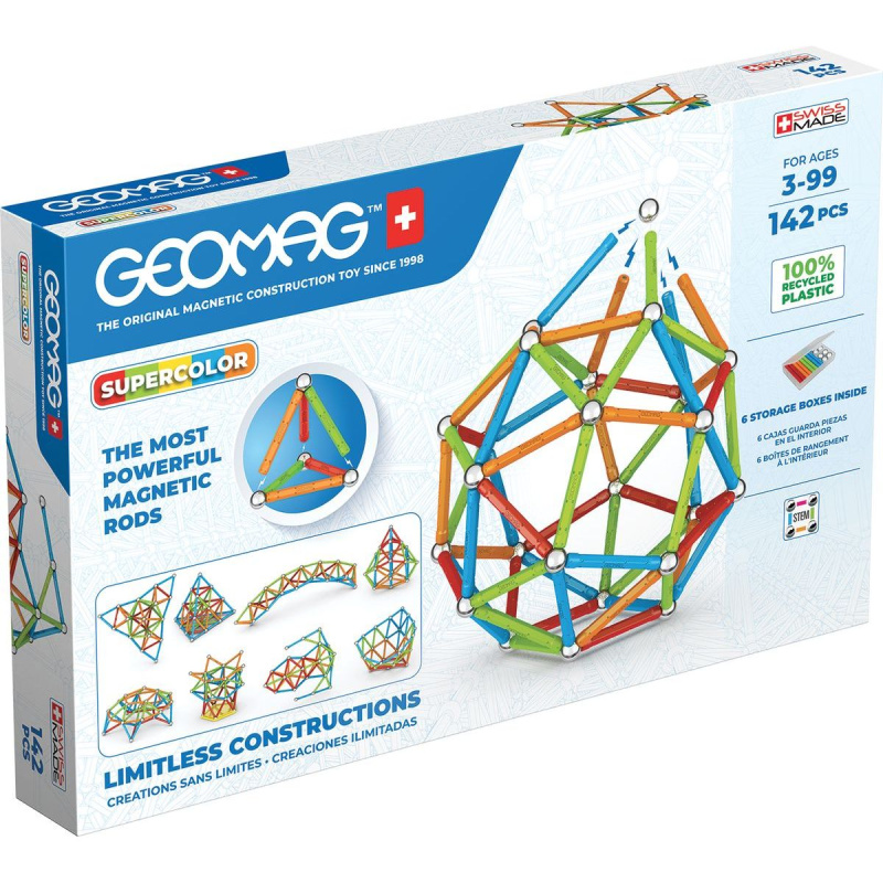 Geomag Supercolor 142 dílků