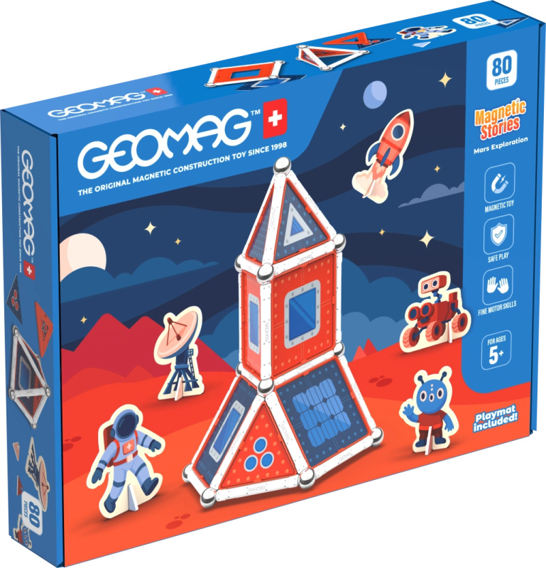 Geomag stories mars magnetická stavebnice 80 dílků