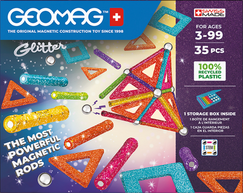 Geomag Glitter 35 dílků