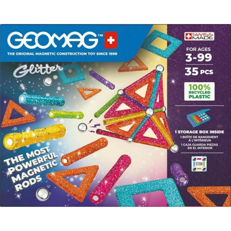 Geomag Glitter 35 dílků