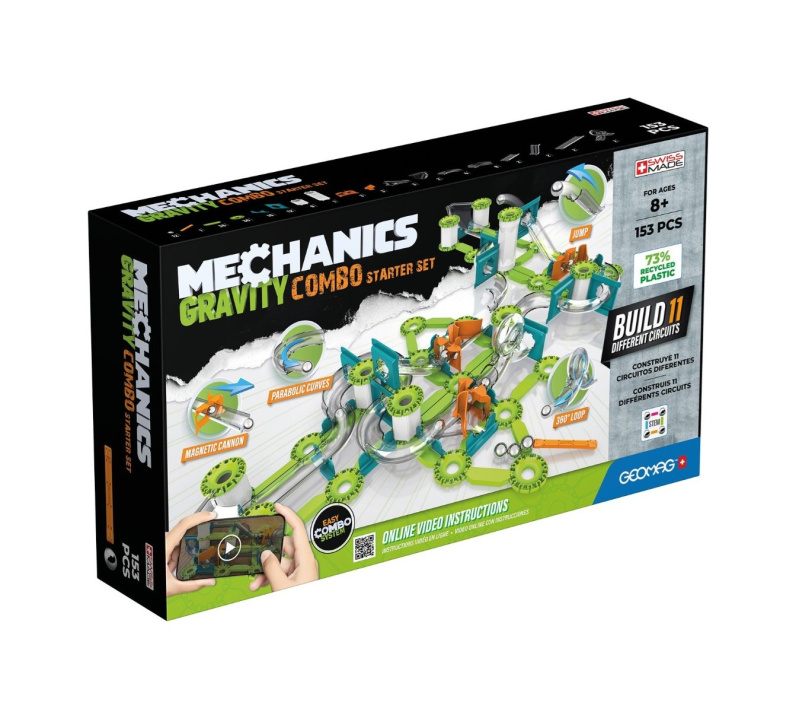 Geomag Mechanics Starter Set 153 dílků