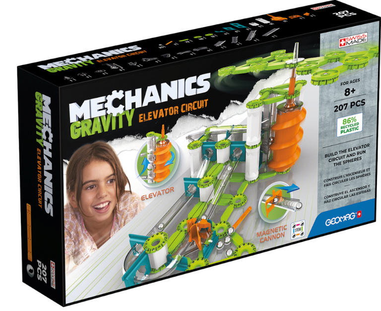 GEOMAG Mechanics Gravity Elevator Circuit 207 dílků