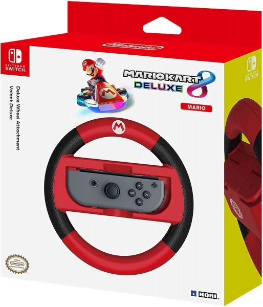 Hori Joy-Con Wheel Deluxe Mario pro Nintendo Switch červený NSP1161