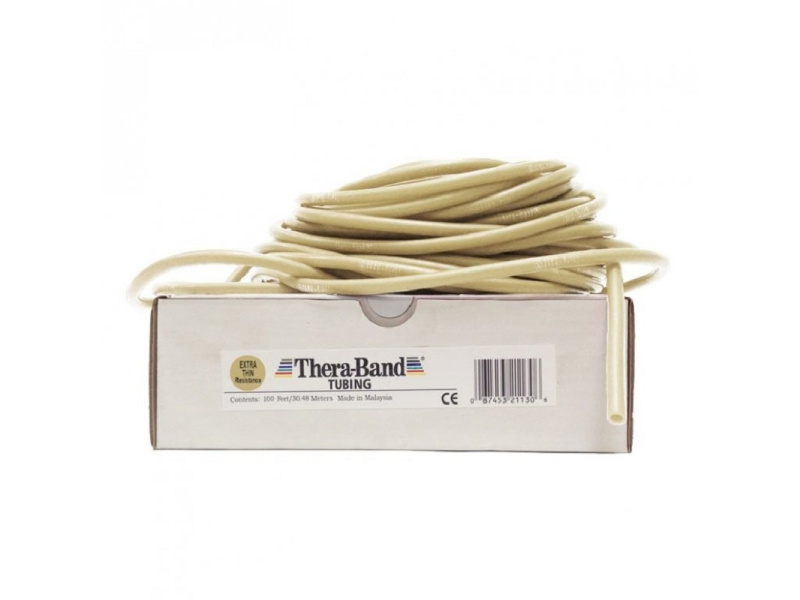 Thera-Band Tubing 30,5 m, béžová, velmi slabá