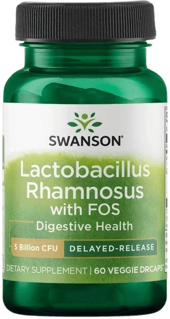 Swanson Lactobacillus Rhamnosus 5 miliard CFU 60 rostlinných kapslí
