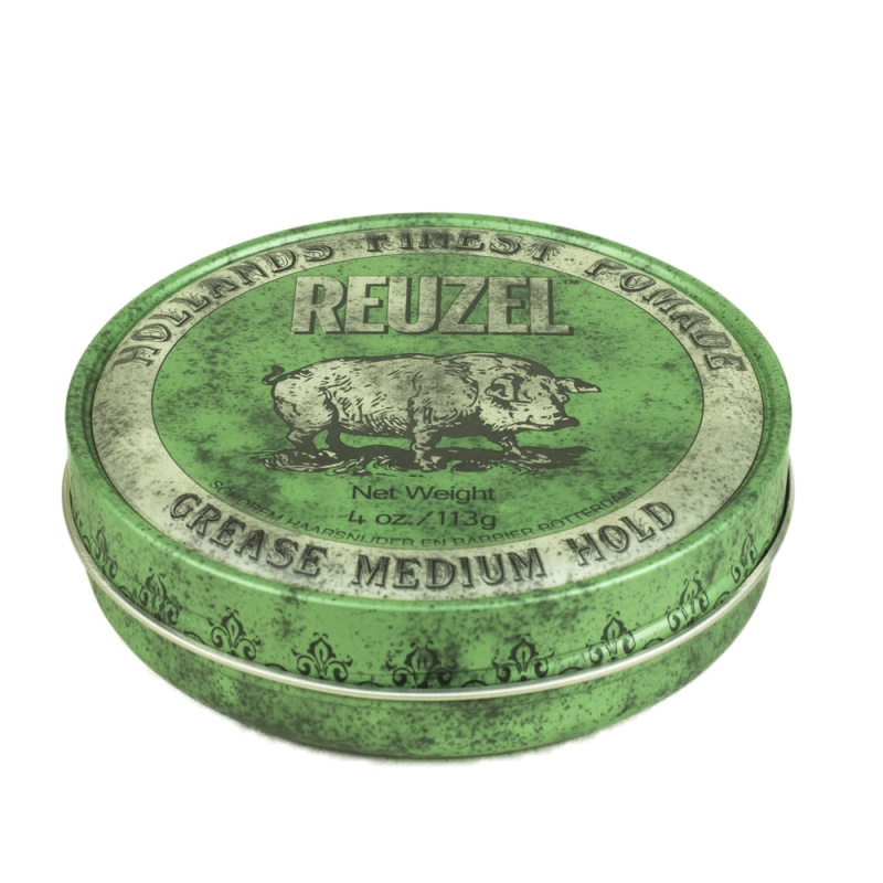 Stará dobrá pomáda na vlasy Reuzel Green Grease Medium Hold varianta: 113 g