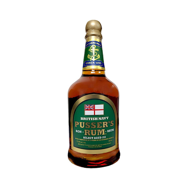 Pusser´s Rum Overproof Green Label 75,5% 0,7 l