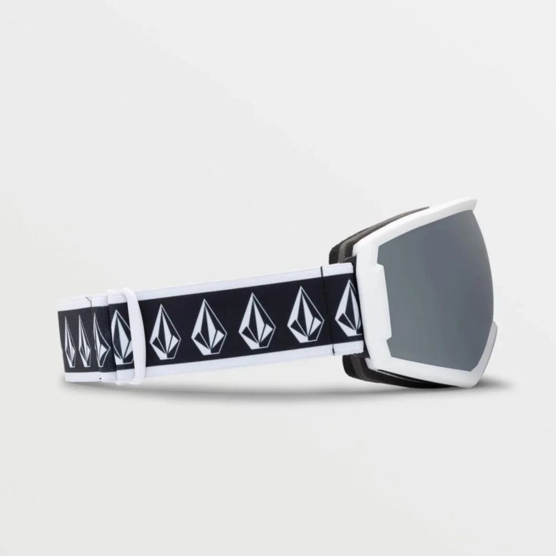 Snowboardové brýle Volcom MIGRATIONS WHITE RERUN/SILVER CHROME (VG0022116) jedna velikost