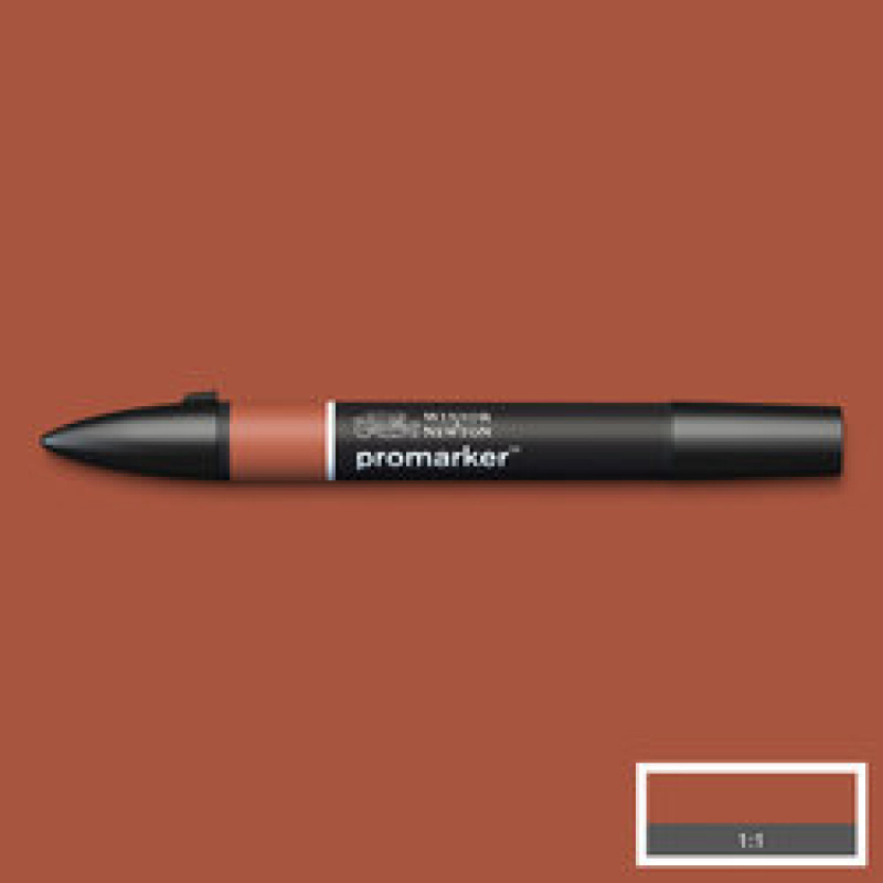 Oboustranný popisovač WN Promarker – Burnt Umber (R646)