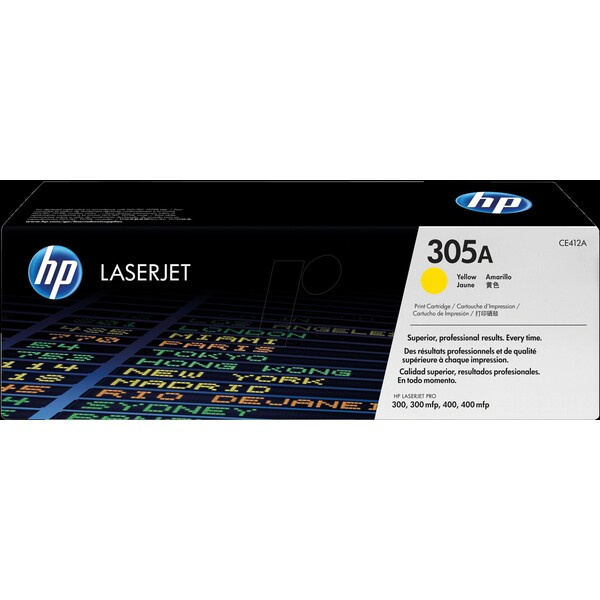 HP CE412A Žlutá