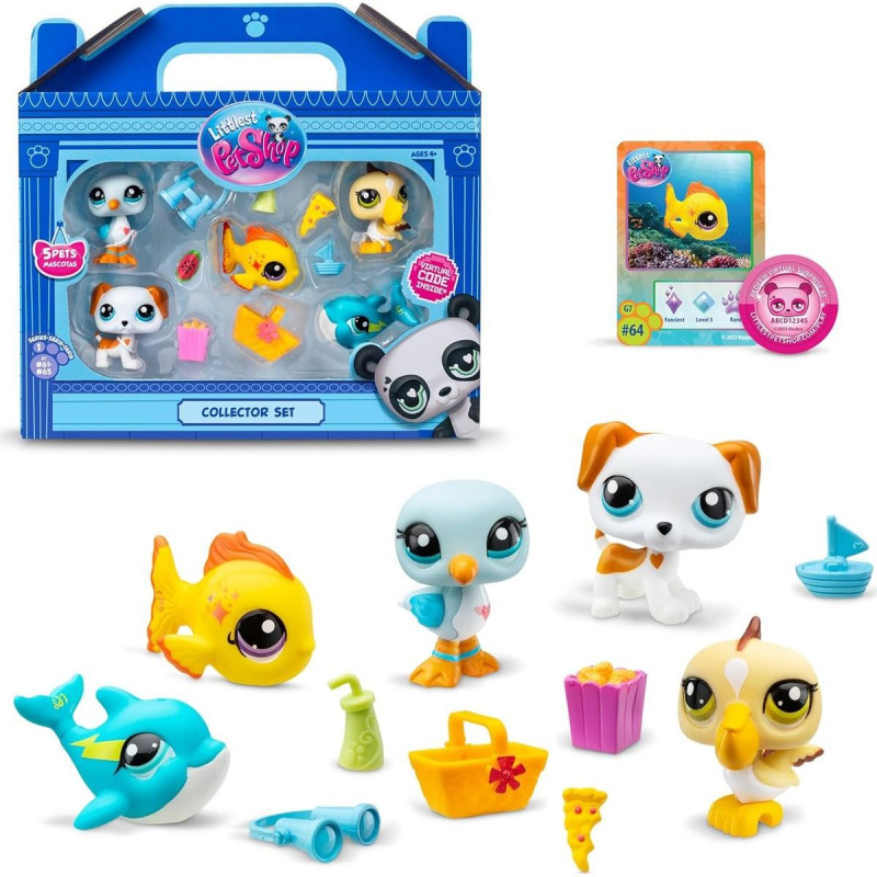 TM Toys Littlest Pet Shop 5 figurek Pláž