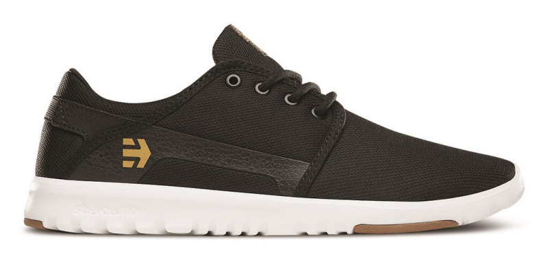 Etnies Scout (CO) Black/White/Gum | Černá | Velikost 11,5 US